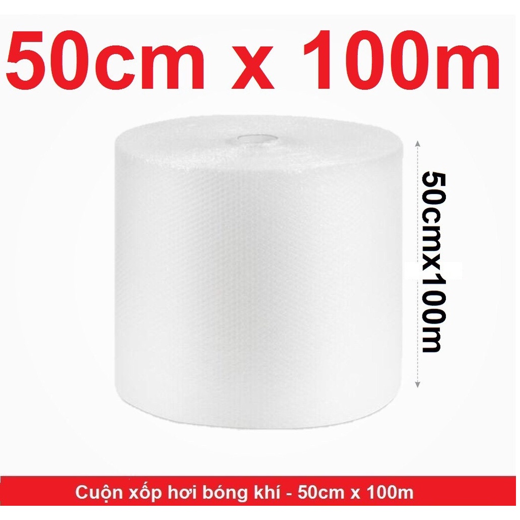 Xốp nổ , bóng khí , chống sốc khổ 50 cm x 100 mét