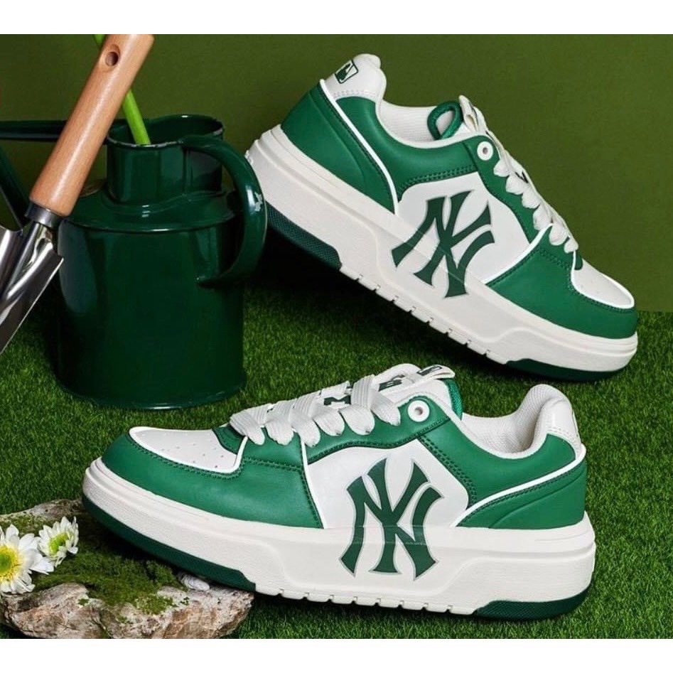 Giày Thể Thao MLB Tăng Chiều Cao mới nhất 2023 MLB Bản Cao Cấp Xanh Lá