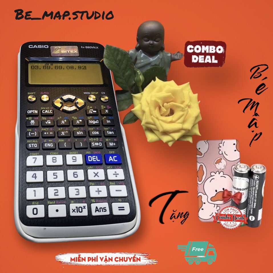 | Máy Tính Cầm Tay CASIO FX-580VNX CŨ Chính Hãng.