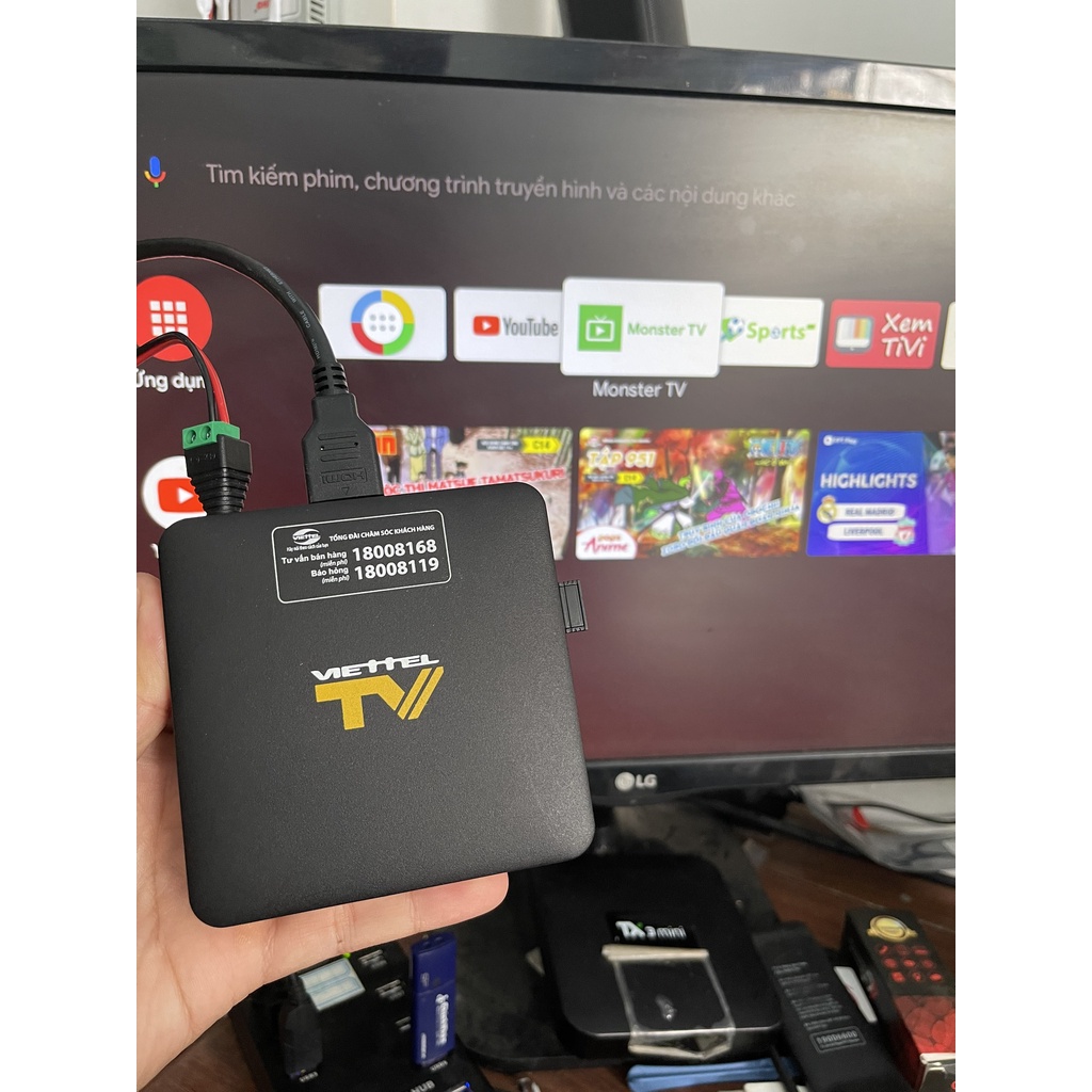 Androi tv box viettell cũ , cài rom ATV ngoài , tivi box viettel 360 xem tivi giải trí ram 2/8 | BigBuy360 - bigbuy360.vn