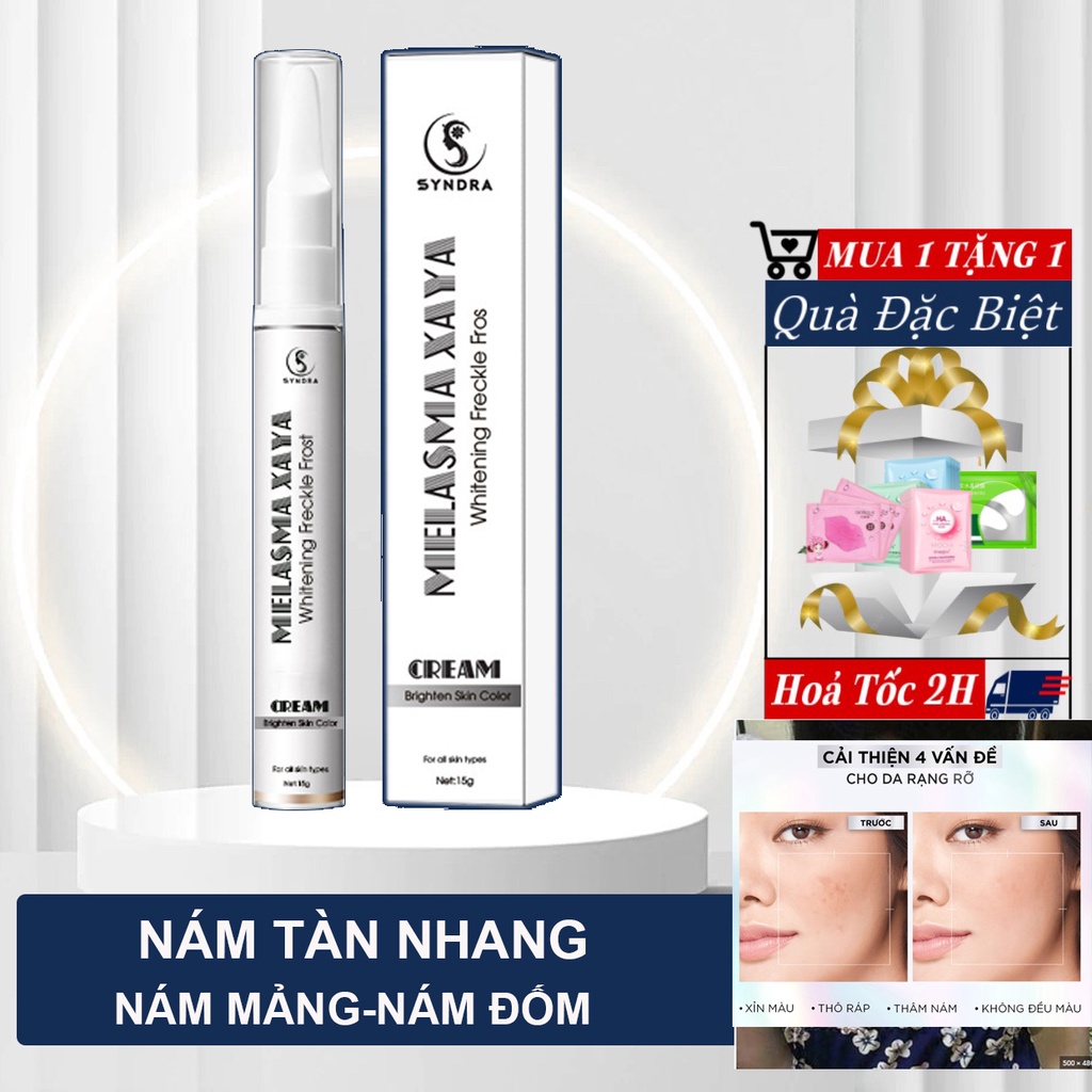 Kem nám tàn nhang Melasma Xayya 15ml Giảm thâm nám, đốm sạm màu làm đều màu da hiệu quả