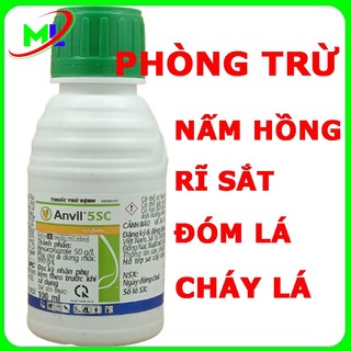 Thuốc trừ nấm hồng, rĩ sắt, đóm lá, cháy lá Anvil 5SC chai 100ml