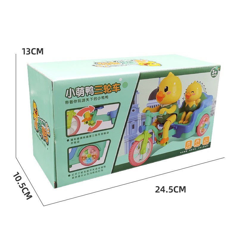 Đồ chơi xe đạp vịt có nhạc, đèn - Đồ chơi thông minh - Baby Chill