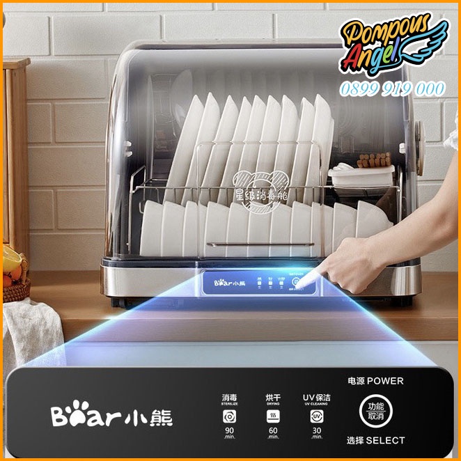 Máy sấy khô tiệt trùng khử khuẩn bát đĩa bình sữa BEAR 50L bảo hành 12 tháng