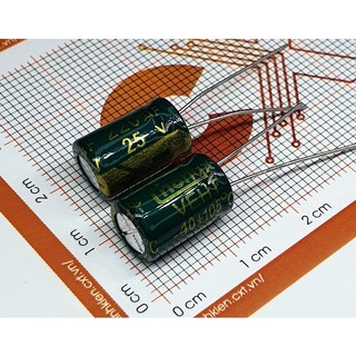 Tụ hóa 220uf 25v 8x12mm