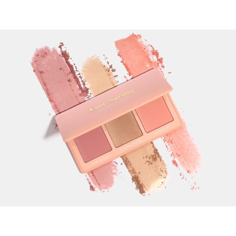 Bảng phấn má + highlighter kèm gương ARTIST COUTURE Love Sprung Palette