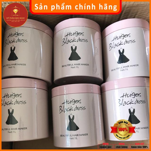 Kem ủ xả tóc Huige Black dress 1000ml  mẫu mới CHÍNH HÃNG