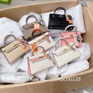  Túi Hờ mờ mini Size 19cm đựng vừa điện thoại xách tay siêu đẹp 