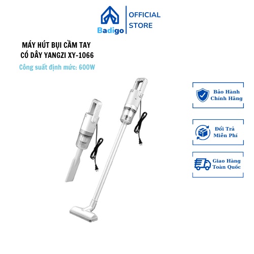 Máy Hút Bụi Cầm Tay Có Dây YangZi XY-1066, Máy Hút Bụi Đa Năng Lực Hút Mạnh Công Suất Lớn Badigo