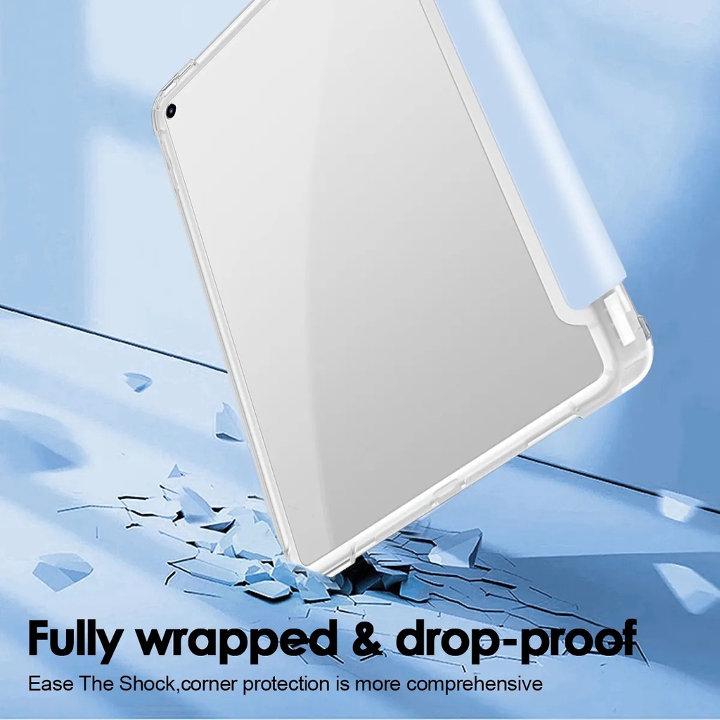 Bao Da Máy Tính Bảng Mềm Nắp Lật Thông Minh Cho Lenovo XiaoXin Pad 2022 10.61-inch TB125 TB125FU TB128FU TB128XU