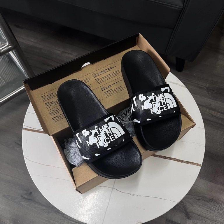 Dép Quai Ngang Chính Hãng The North Face Base Camp Slide III Black Camo Shop Xám Store