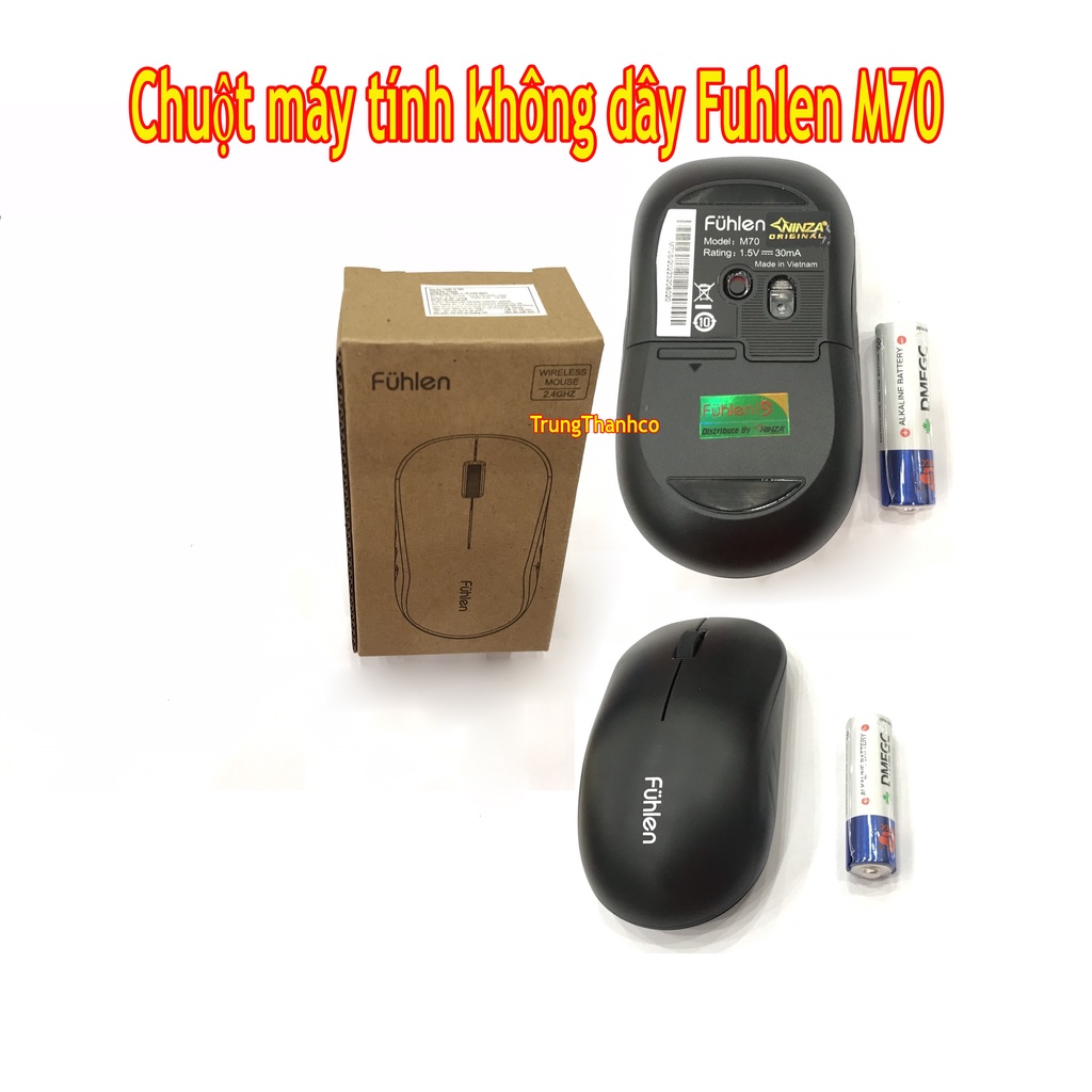 Chuột máy tính không dây Fuhlen M70