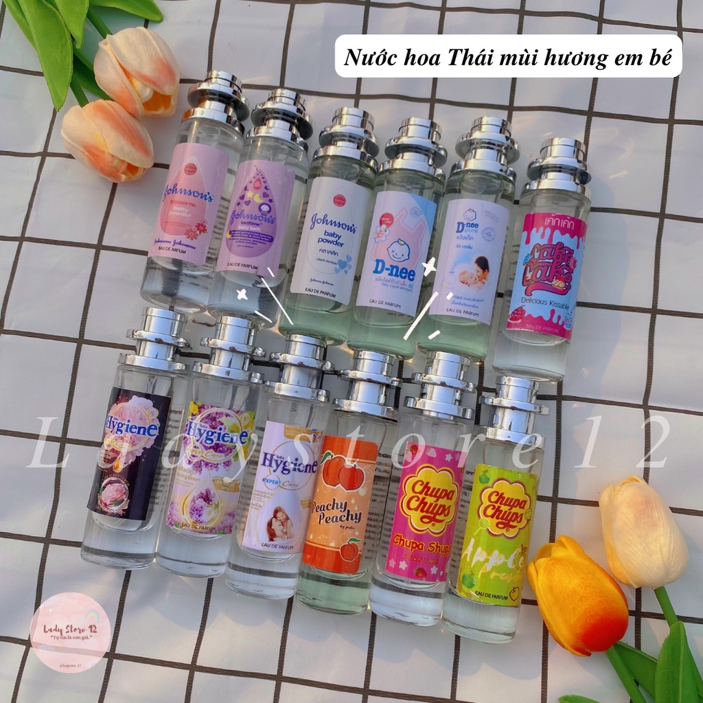 Nước hoa Thái Johnson Baby Thơm dịu nhẹ kiểu mới [Hàng chính hãng]