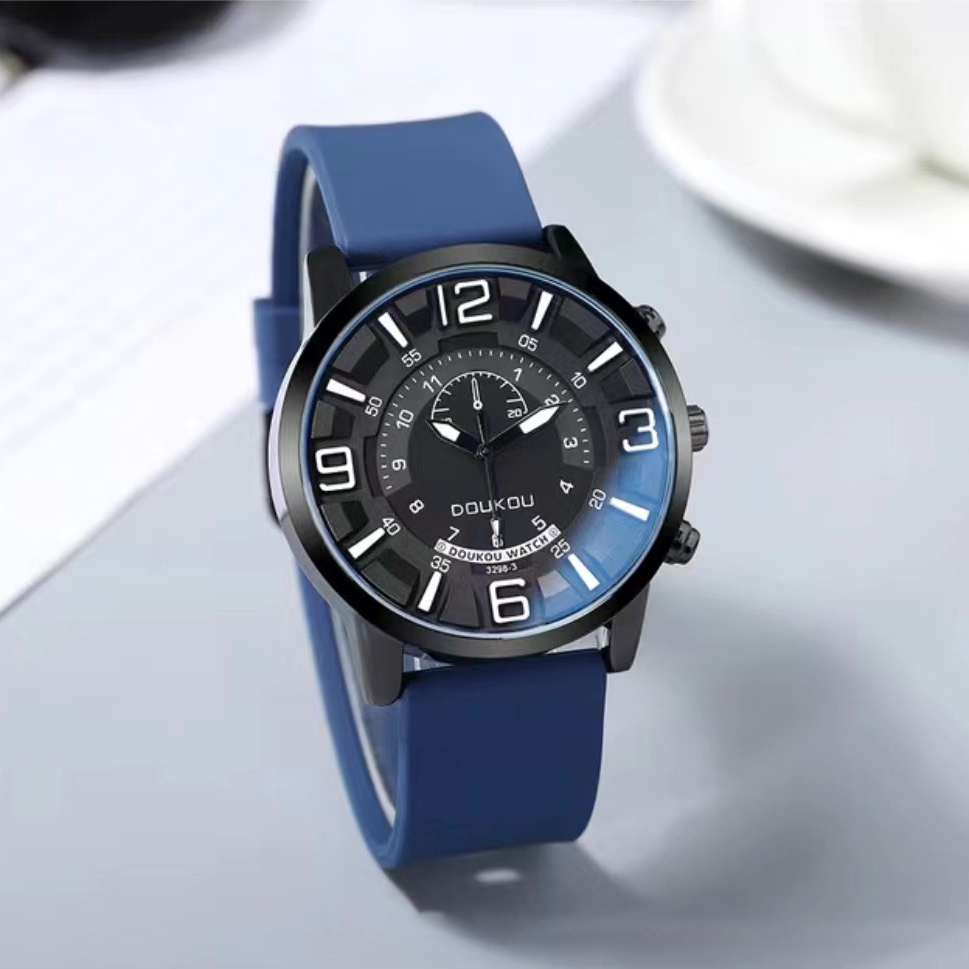 Đồng Hồ Nam DouKou, Phong Cách Cá Tính Basic Jewelry DH36, Kính Cường Lực