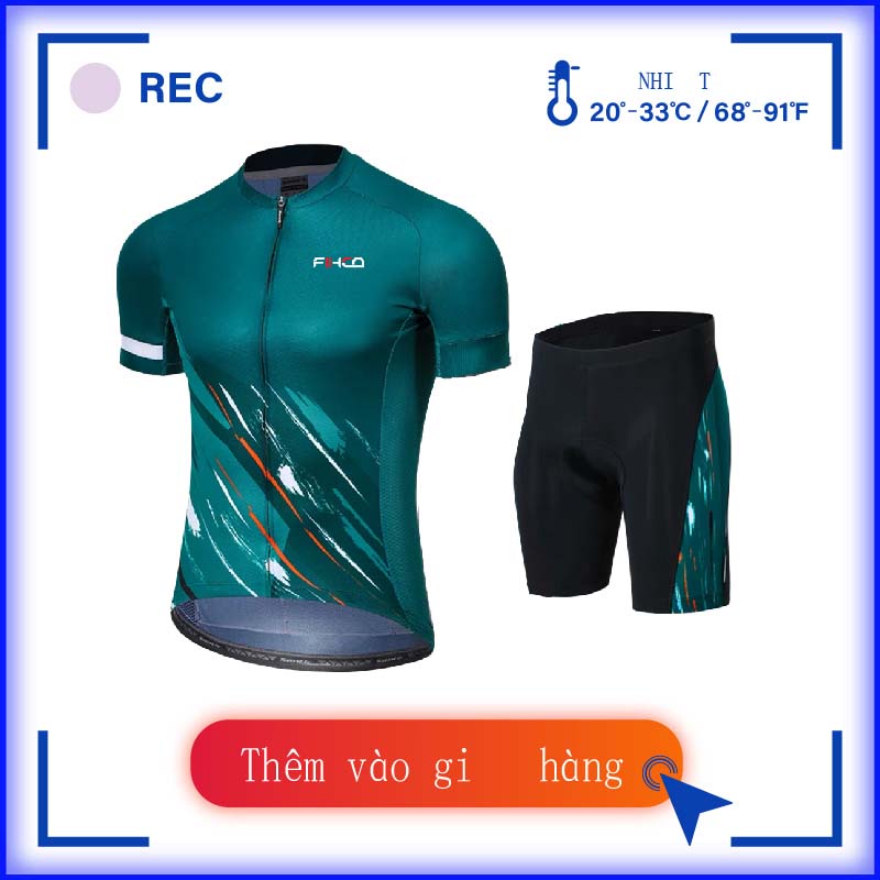 【Mới nhất】Bộ trang phục thể thao áo ngắn tay quần ngắn dành cho nam đi xe đạp leo núi có bán lẻ
