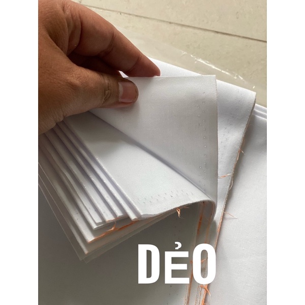 Keo ép vải Dẻo ( biên cam) - keo ủi bâu sơ mi hoặc quầy tây lưng mềm