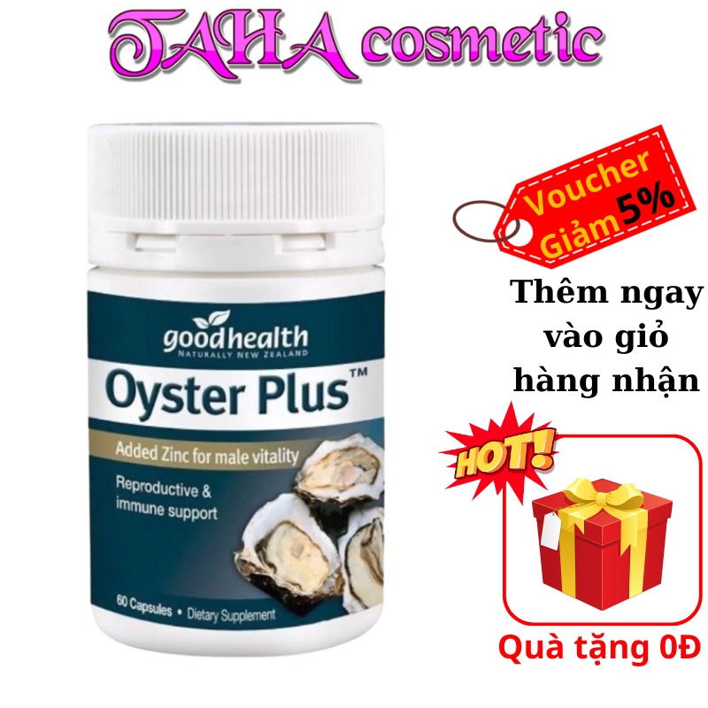 Tinh Chất Hàu Goodhealth Oyster Plus 60 Viên Tăng Cường Sinh Lực