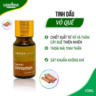 Tinh Dầu Vỏ Quế Tặng Quà Treo Xe Lucky Star 10ml
