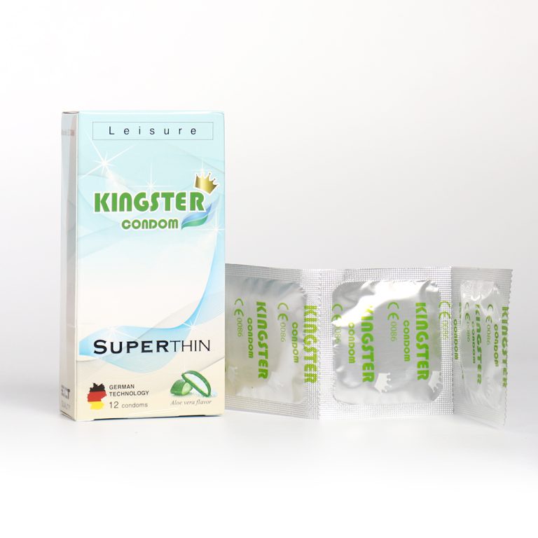 Bao cao su Kingster Superthin Condom Tất Thành Pharma hộp 12 bao
