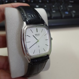 Đồng hồ si Nhật Seiko tank Nam dây da lịch sự nội địa japan