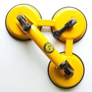 Tay hít kính 3 chấu, Dụng Cụ Hút Kính Hút Gạch 3, 2 Tay Hàng Loại Tốt Lực Hút 150 Kg siêu chắc chắn