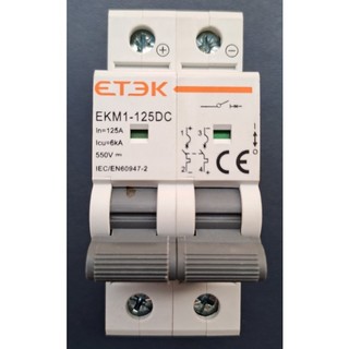 Cầu dao cb dc 125a 2p 550v etek