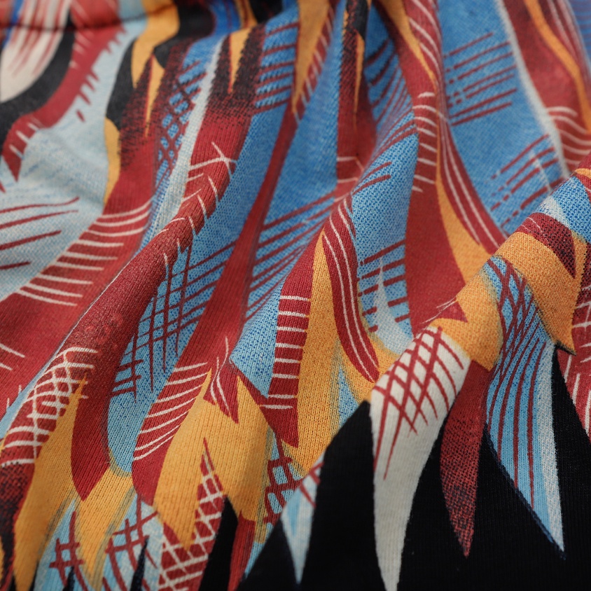 Áo Thun Cotton Ngắn Tay In Hình Đôi Cánh Fashiom MB Jungle Thời Trang