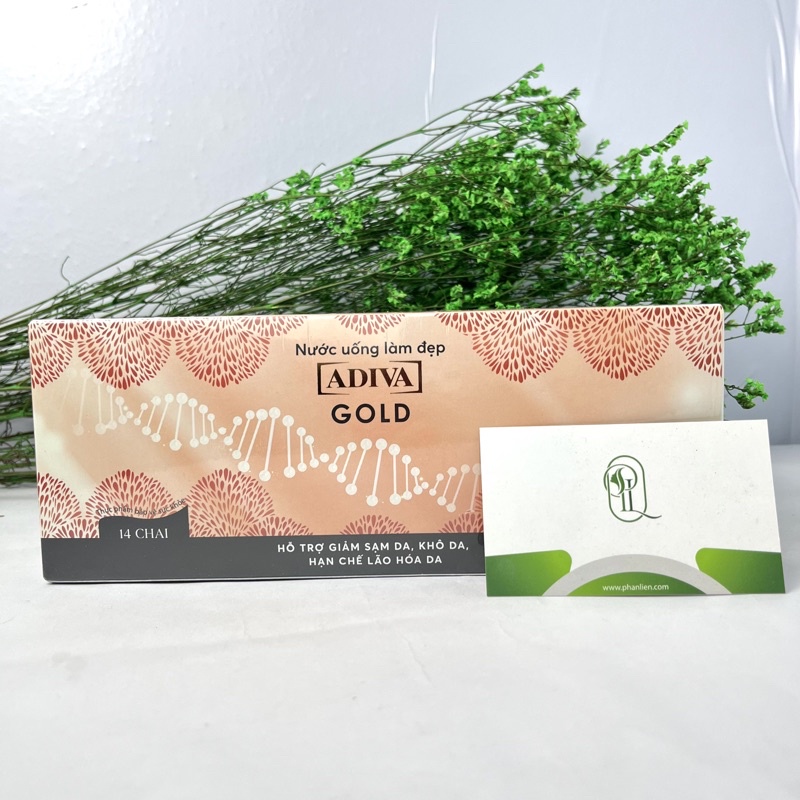 Nước uống làm đẹp ADIVA GOLD cao cấp 30ml/chai (14 chai/hộp)