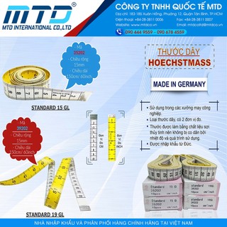 5 sợi thước dây loại xịn hiệu HOECHSTMASS - Made in Germany (Đức)