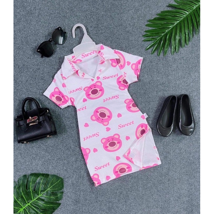 Đầm Body Hot Trend Hở Lưng Cho Bé Gái