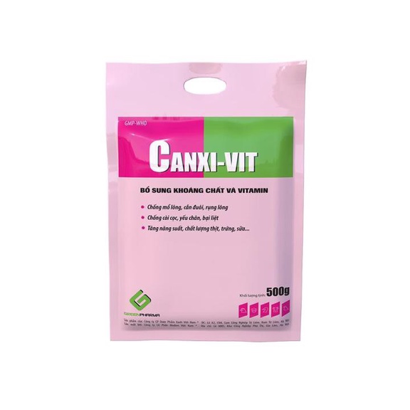 Canxi-vit/canxi vit/canxivit bổ sung khoáng chất và vitamin cho chó, mèo, gia súc, gia cầm (500gam)