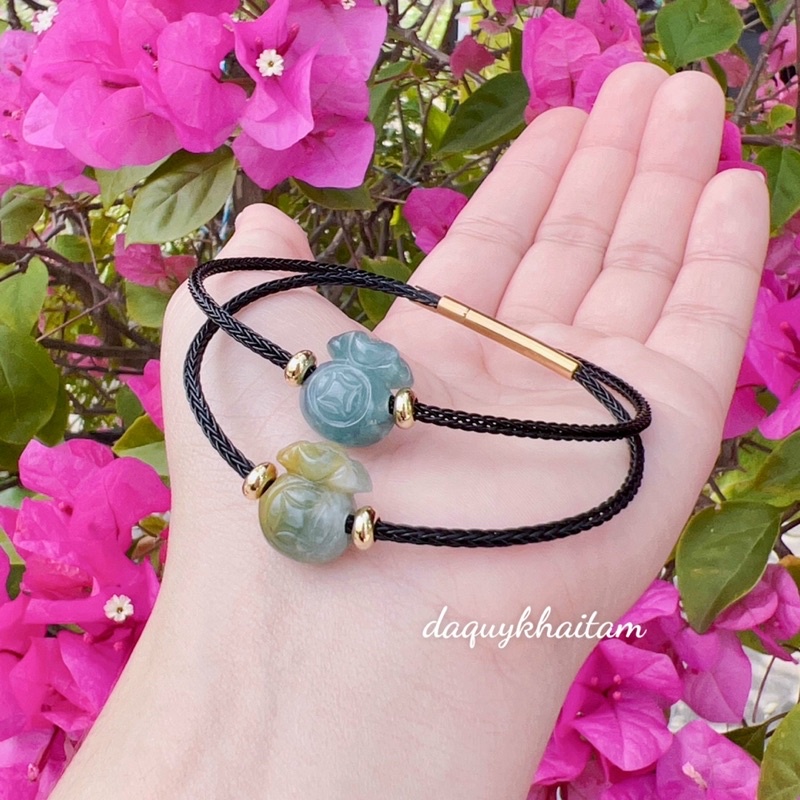 Vòng tay túi tiền lam ngoc