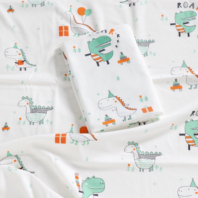 Khăn quấn bé sơ sinh loại mỏng 85cm x 85cm, vải cotton mềm mại, dùng làm khăn tắm cho bé, chăn đắp điều hòa mùa hè