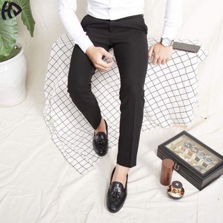 Quần tây nam hàn quốc vải dày dặn co giãn thời trang Hpfashion - QTN11