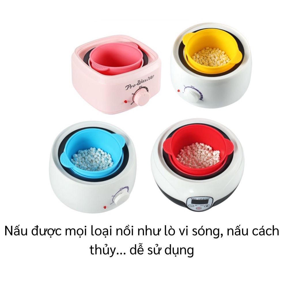 Chén nấu sáp chống dính, nồi nấu sáp wax lông Silicon