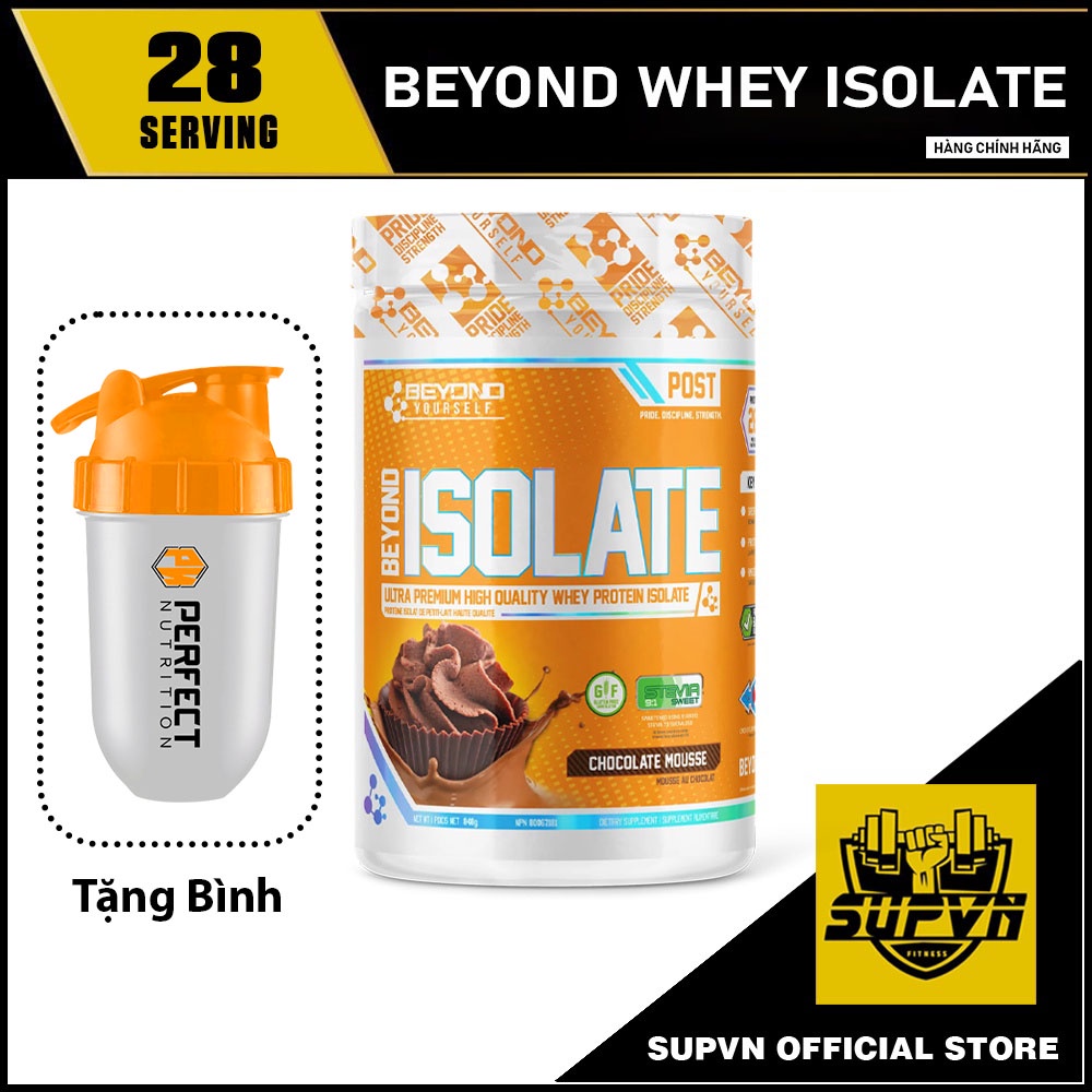 Beyond Yourself Isolate Whey Protein 1.9Lbs - Dòng Whey Chất Lượng Cao Giúp Phát Triển Cơ Bắp