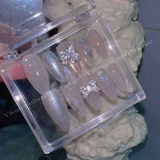 Nail thạch nude đơn giản