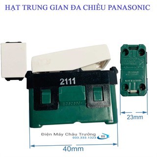 Hạt công tắc trung gian đa chiều Panasonic - Hạt công tắc 4 chân 16A Panasonic bật tắt nhiều vị trí