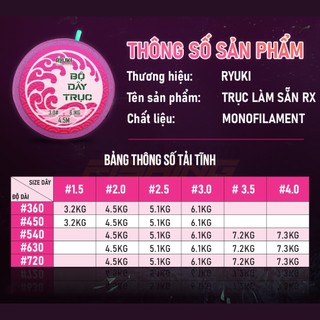 Trục Làm Sẵn RYUKI RX