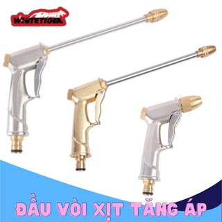 [MẪU MỚI] Đầu Vòi xịt rửa tăng áp rửa xe, tưới cây nhiều chế độ (Đầu vòi kim loại cao cấp)