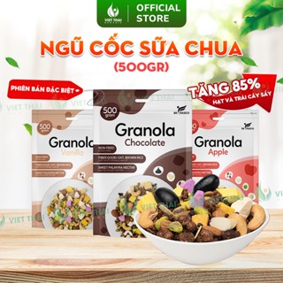 Ngũ Cốc Granola Giảm Cân Ăn Kiêng Befresco Siêu Ngon 11 Loại Hạt Mix Sữa Chua Sấy Khô 500G