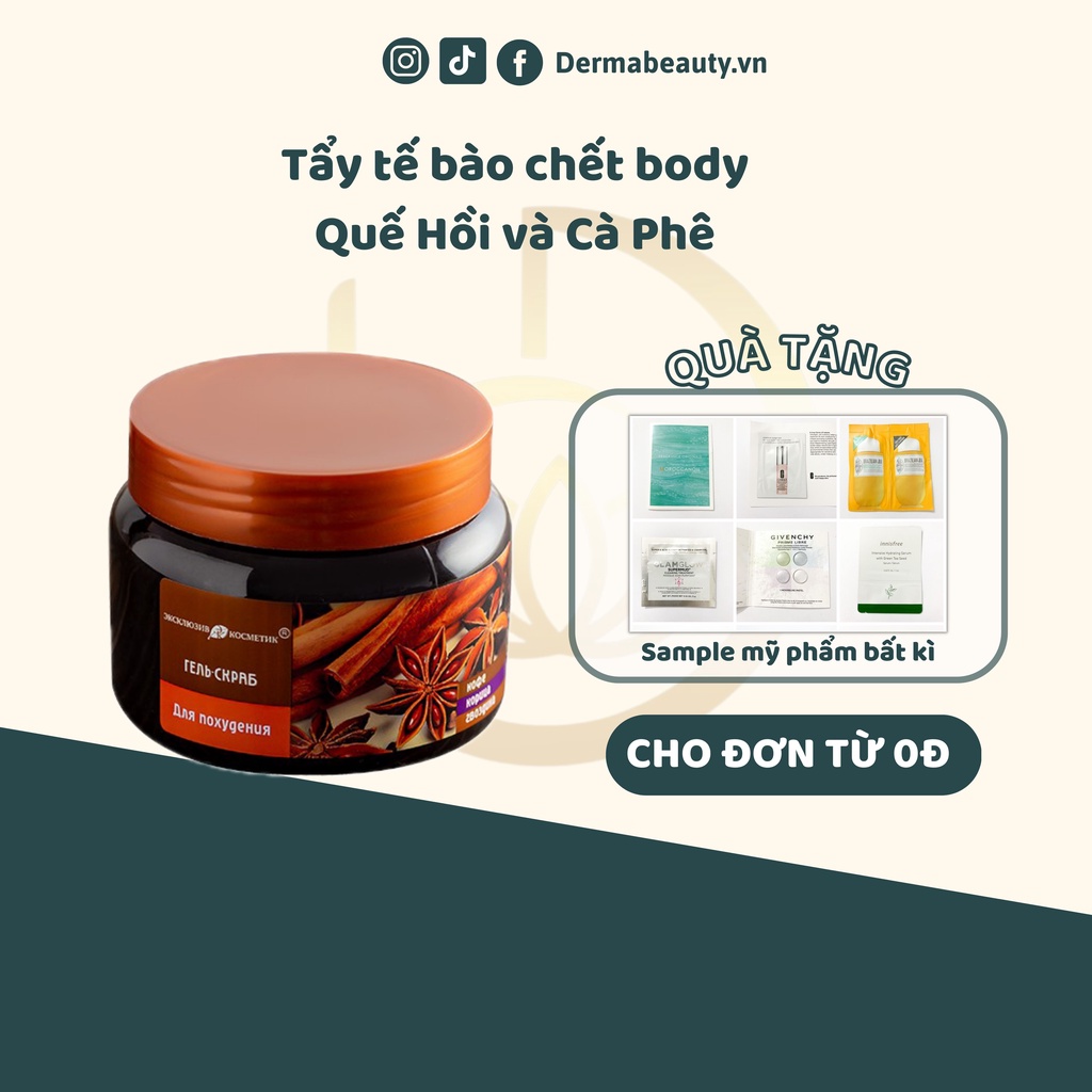 Tẩy da chết toàn thân quê hồi cà phê 380g