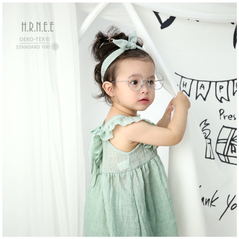 HRNEE - Váy cánh tiên + váy 2 dây đuôi cá kèm quần cho bé từ 6m -4y