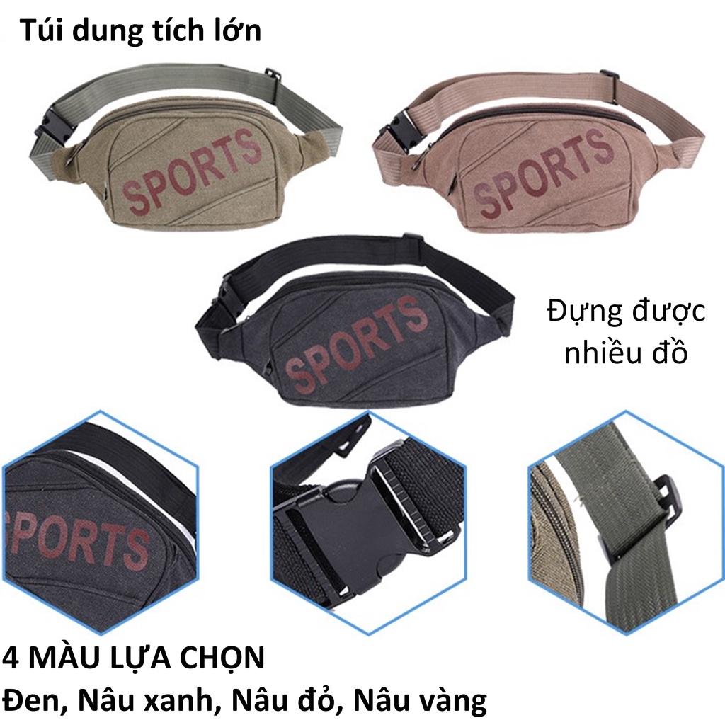 Túi đựng điện thoại chạy bộ thể thao T012 Túi đeo hông Túi đeo thắt lưng chạy bộ thời trang Túi đeo bụng ngực magic