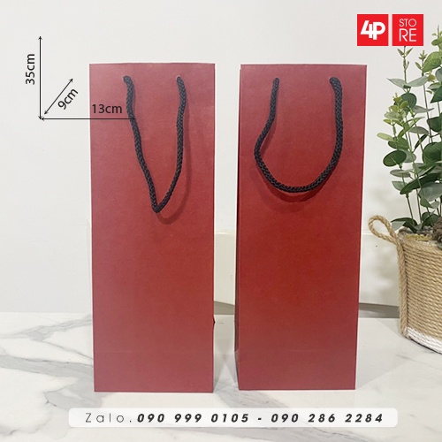01 TÚI KRAFT 13 X 35 X 9 CM  - HỎA TỐC