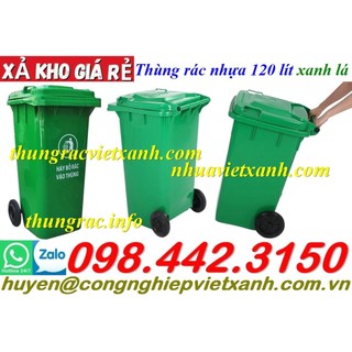 Thùng rác 120 lít