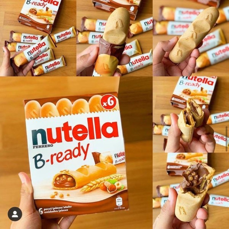 Bánh Nhân Socola Hạt Phỉ Nutella B-ready
