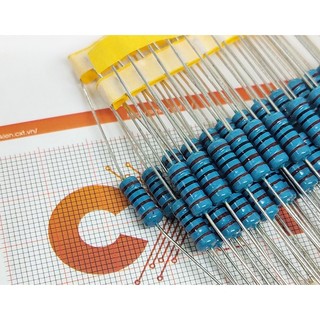 Điện trở vạch 1w 1k 1% - chân đồng