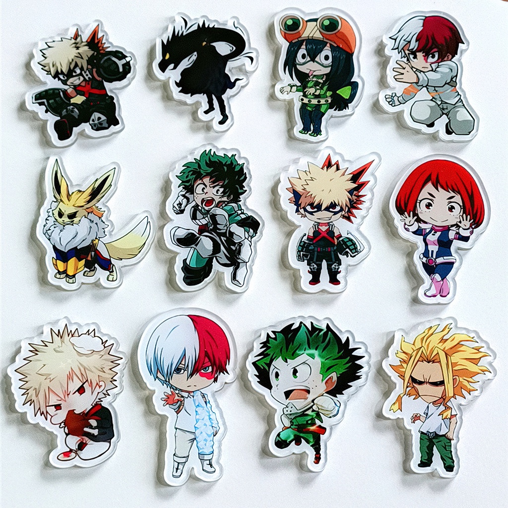 Huy Hiệu My Hero Academia Ghim Nhựa Cài Áo Học Viện Siêu Anh Hùng Anime Manga Cá Tính - Trâm Cài Balo Pin Cài Áo đồ 1k