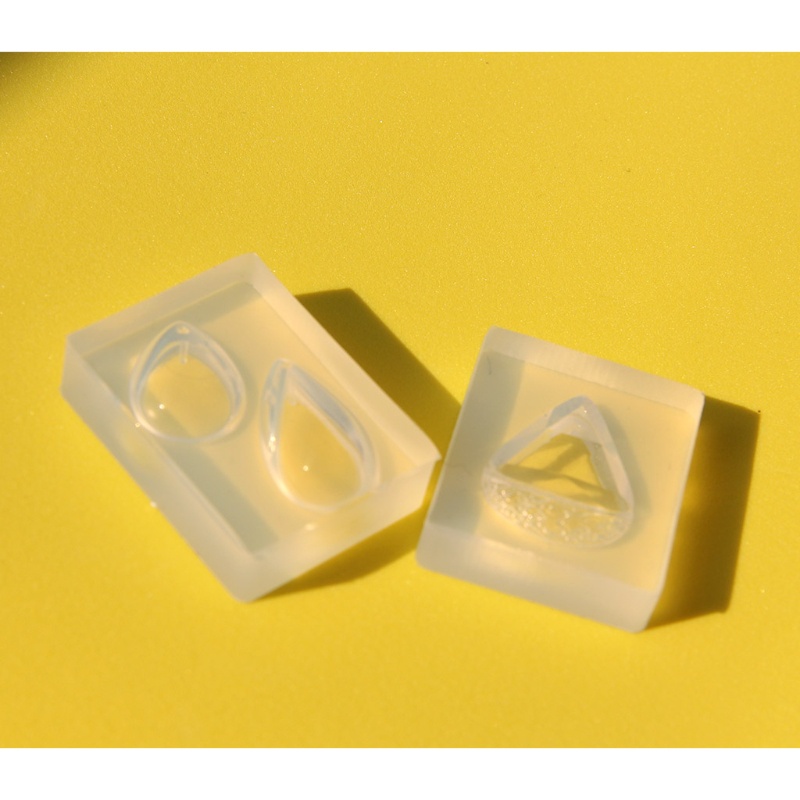 Khuôn nhựa silicon hình giọt nước làm mặt trang sức bằng resin epoxy tráng gương sáng bóng
